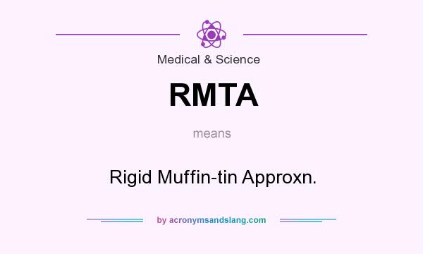 What does RMTA mean? It stands for Rigid Muffin-tin Approxn.