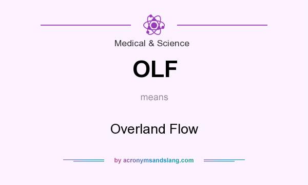 What does OLF mean? It stands for Overland Flow