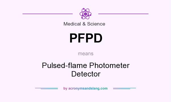 What does PFPD mean? It stands for Pulsed-flame Photometer Detector