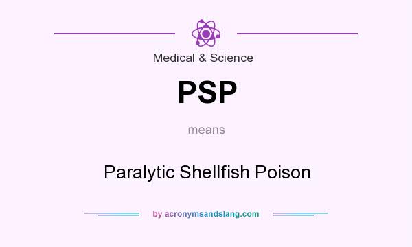 What does PSP mean? It stands for Paralytic Shellfish Poison