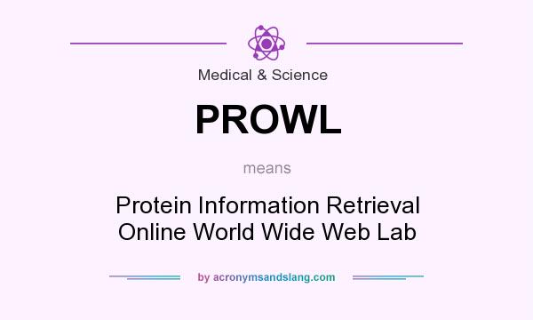 What does PROWL mean? It stands for Protein Information Retrieval Online World Wide Web Lab