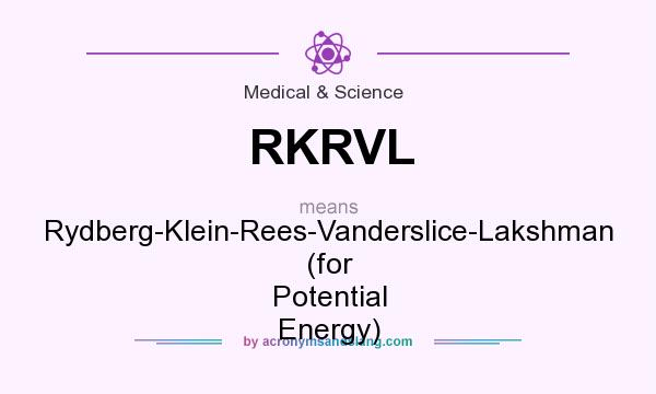 What does RKRVL mean? It stands for Rydberg-Klein-Rees-Vanderslice-Lakshman (for Potential Energy)