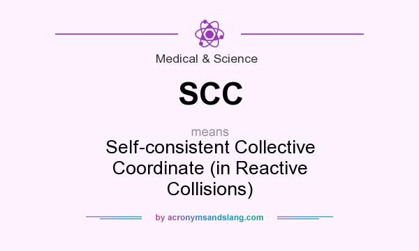 What does SCC mean? It stands for Self-consistent Collective Coordinate (in Reactive Collisions)