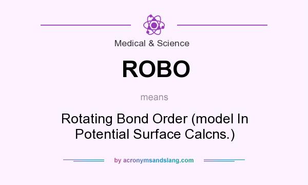 What does ROBO mean? It stands for Rotating Bond Order (model In Potential Surface Calcns.)