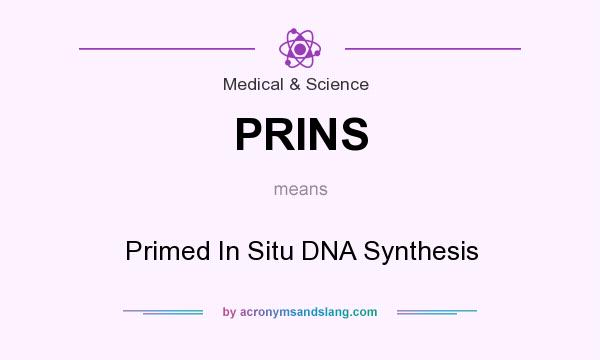 What does PRINS mean? It stands for Primed In Situ DNA Synthesis