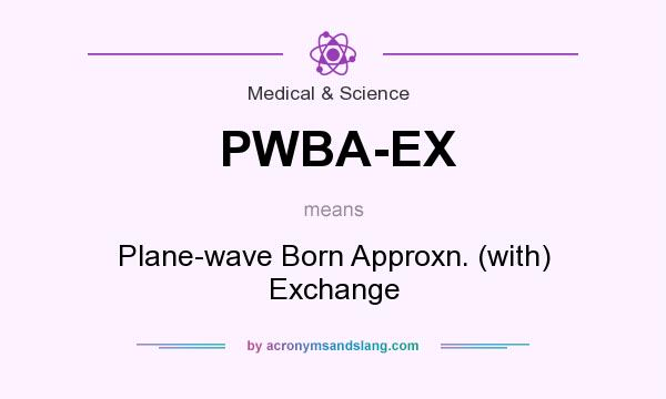 What does PWBA-EX mean? It stands for Plane-wave Born Approxn. (with) Exchange