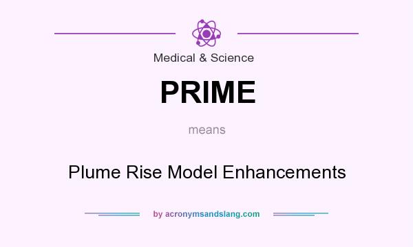 What does PRIME mean? It stands for Plume Rise Model Enhancements