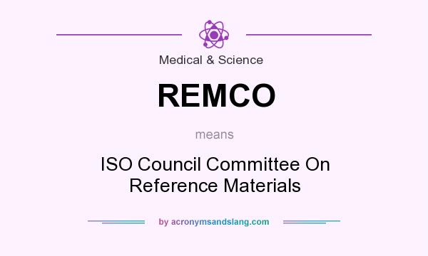 What does REMCO mean? It stands for ISO Council Committee On Reference Materials