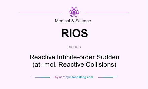 What does RIOS mean? It stands for Reactive Infinite-order Sudden (at.-mol. Reactive Collisions)