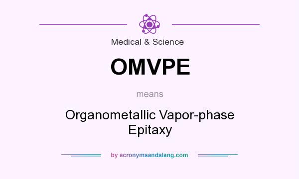 What does OMVPE mean? It stands for Organometallic Vapor-phase Epitaxy