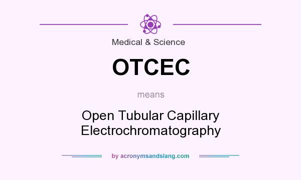 What does OTCEC mean? It stands for Open Tubular Capillary Electrochromatography