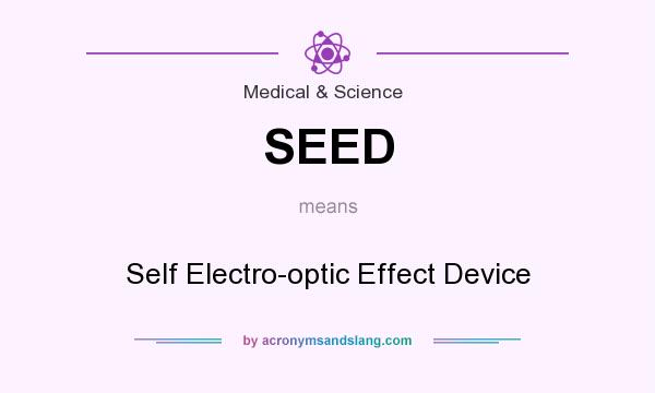 What does SEED mean? It stands for Self Electro-optic Effect Device