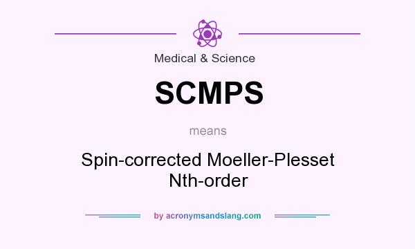 What does SCMPS mean? It stands for Spin-corrected Moeller-Plesset Nth-order