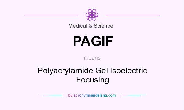 What does PAGIF mean? It stands for Polyacrylamide Gel Isoelectric Focusing