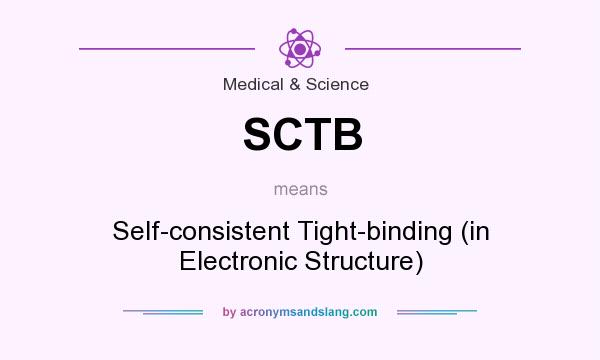 What does SCTB mean? It stands for Self-consistent Tight-binding (in Electronic Structure)