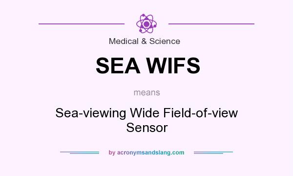 What does SEA WIFS mean? It stands for Sea-viewing Wide Field-of-view Sensor