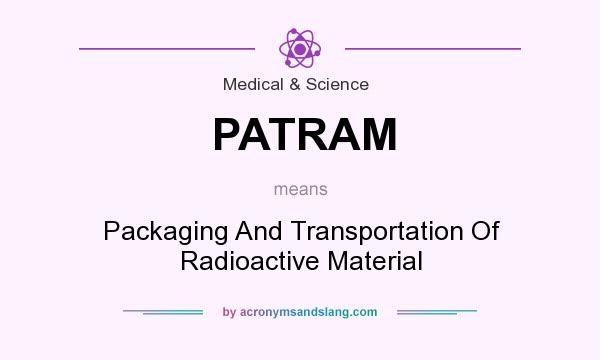 What does PATRAM mean? It stands for Packaging And Transportation Of Radioactive Material