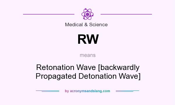 What does RW mean? It stands for Retonation Wave [backwardly Propagated Detonation Wave]