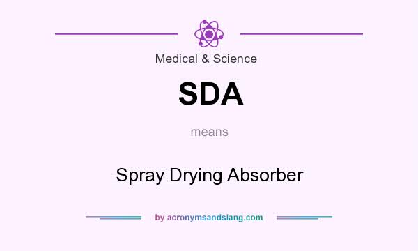 What does SDA mean? It stands for Spray Drying Absorber