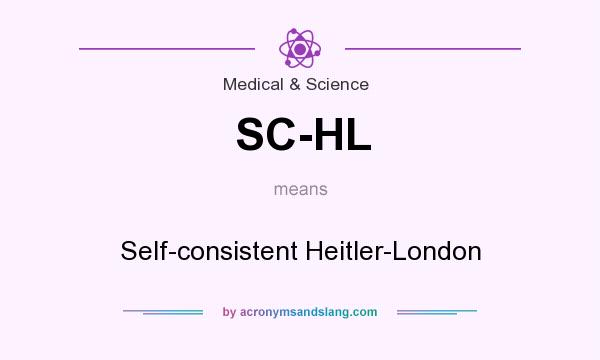 What does SC-HL mean? It stands for Self-consistent Heitler-London