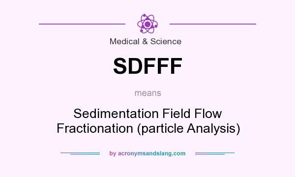 What does SDFFF mean? It stands for Sedimentation Field Flow Fractionation (particle Analysis)