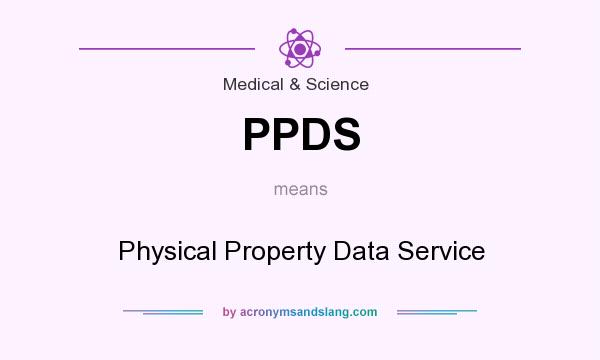 What does PPDS mean? It stands for Physical Property Data Service