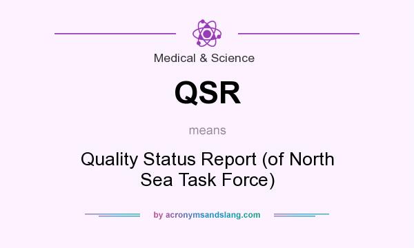 What does QSR mean? It stands for Quality Status Report (of North Sea Task Force)
