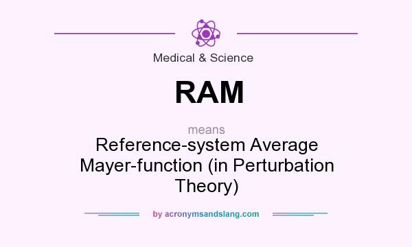 What does RAM mean? It stands for Reference-system Average Mayer-function (in Perturbation Theory)