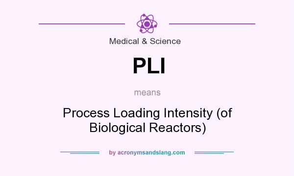 What does PLI mean? It stands for Process Loading Intensity (of Biological Reactors)