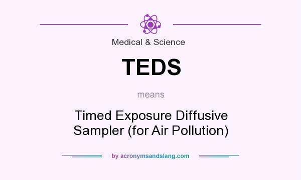 What does TEDS mean? It stands for Timed Exposure Diffusive Sampler (for Air Pollution)