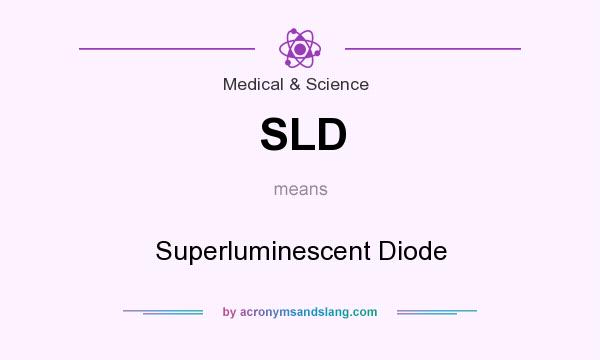 What does SLD mean? It stands for Superluminescent Diode