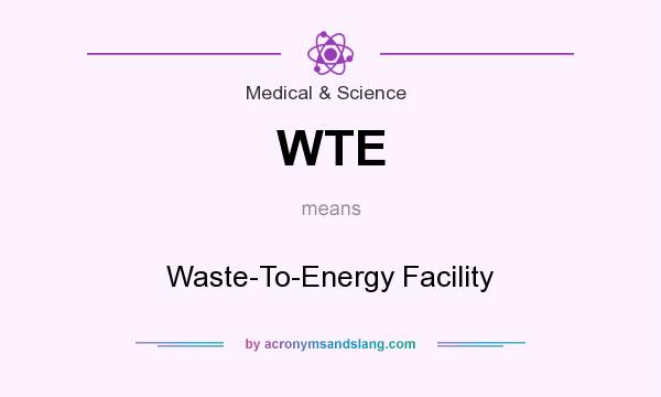 What does WTE mean? It stands for Waste-To-Energy Facility