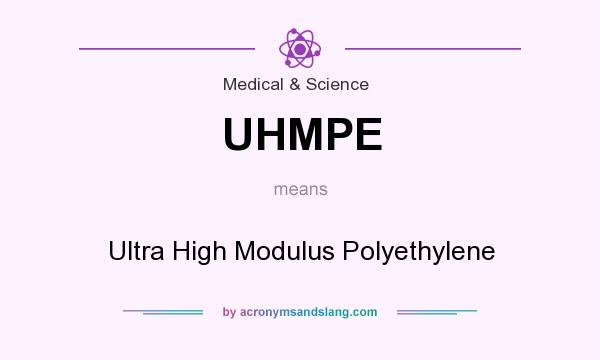 What does UHMPE mean? It stands for Ultra High Modulus Polyethylene