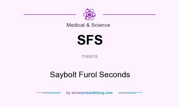 What does SFS mean? It stands for Saybolt Furol Seconds
