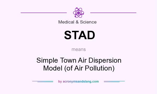 What does STAD mean? It stands for Simple Town Air Dispersion Model (of Air Pollution)