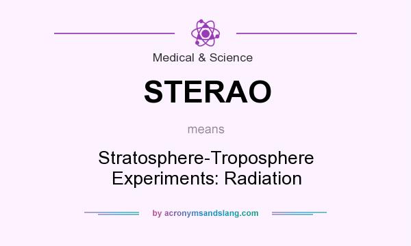 What does STERAO mean? It stands for Stratosphere-Troposphere Experiments: Radiation
