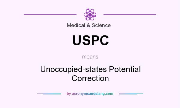 What does USPC mean? It stands for Unoccupied-states Potential Correction