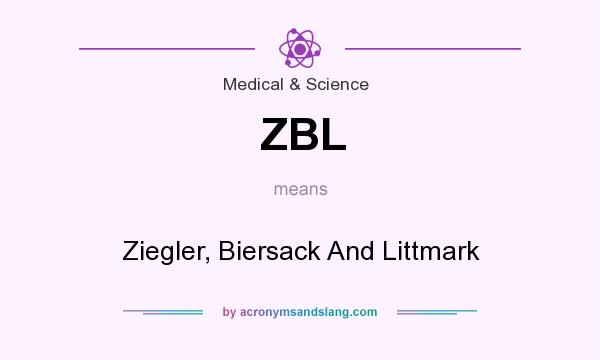 What does ZBL mean? It stands for Ziegler, Biersack And Littmark