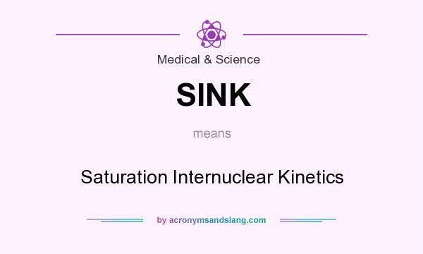 What does SINK mean? It stands for Saturation Internuclear Kinetics