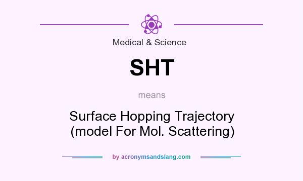 What does SHT mean? It stands for Surface Hopping Trajectory (model For Mol. Scattering)
