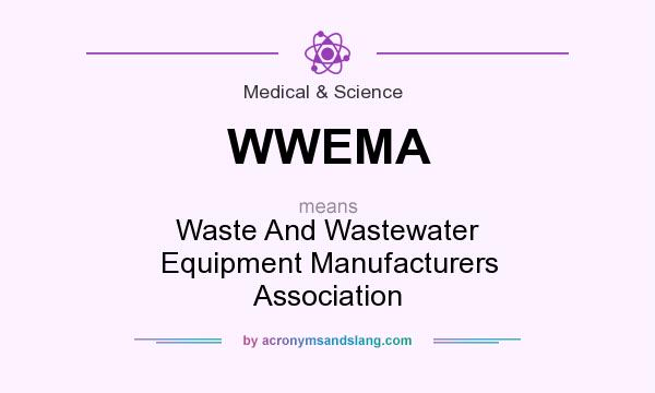 What does WWEMA mean? It stands for Waste And Wastewater Equipment Manufacturers Association