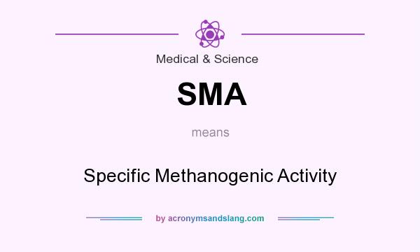 What does SMA mean? It stands for Specific Methanogenic Activity