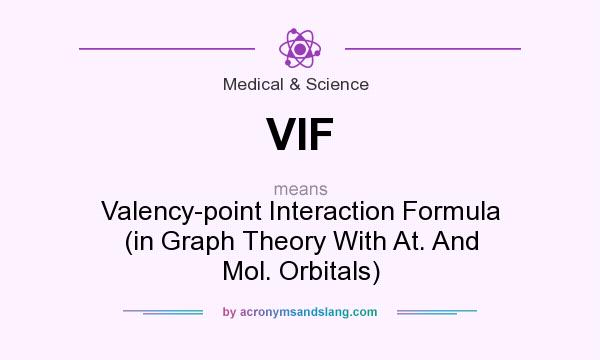 What does VIF mean? It stands for Valency-point Interaction Formula (in Graph Theory With At. And Mol. Orbitals)