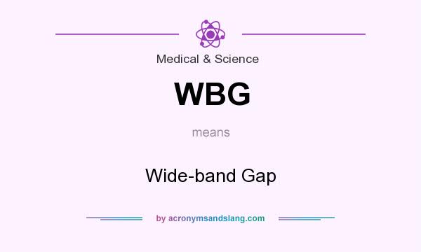 What does WBG mean? It stands for Wide-band Gap