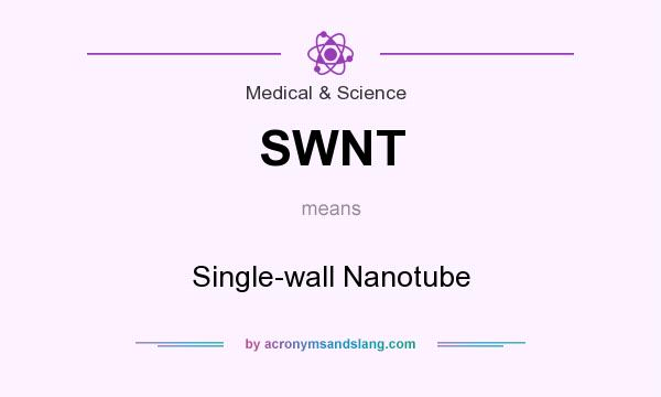 What does SWNT mean? It stands for Single-wall Nanotube