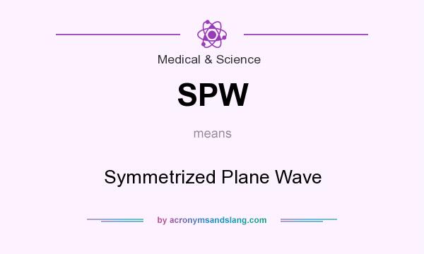 What does SPW mean? It stands for Symmetrized Plane Wave