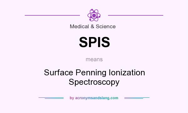What does SPIS mean? It stands for Surface Penning Ionization Spectroscopy