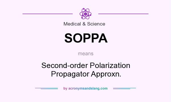 What does SOPPA mean? It stands for Second-order Polarization Propagator Approxn.