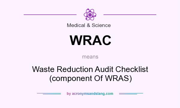 What does WRAC mean? It stands for Waste Reduction Audit Checklist (component Of WRAS)