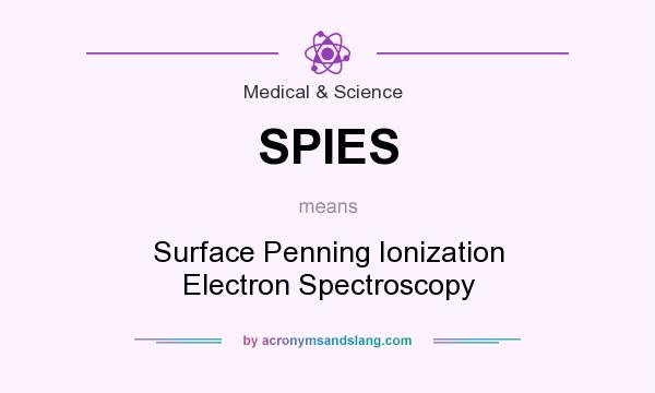 What does SPIES mean? It stands for Surface Penning Ionization Electron Spectroscopy